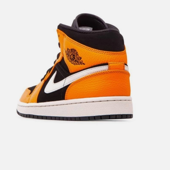 Air Jordan 1 Mid Size 10 Mens Black/ Cone - Picture 11 of 12